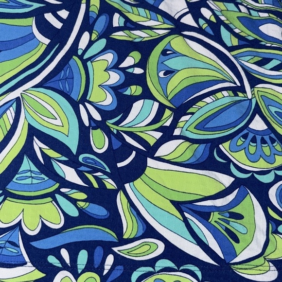 IBKUL JACKIE Green Navy Sleeveless Mock Golf Tennis Dress - Picture 3 of 6